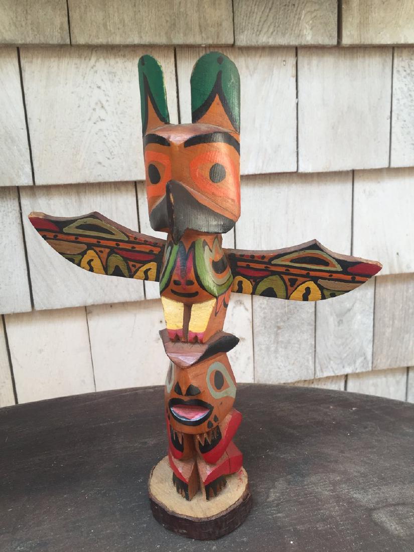 Handcarved Totem Pole Souvenir (1 of 3)