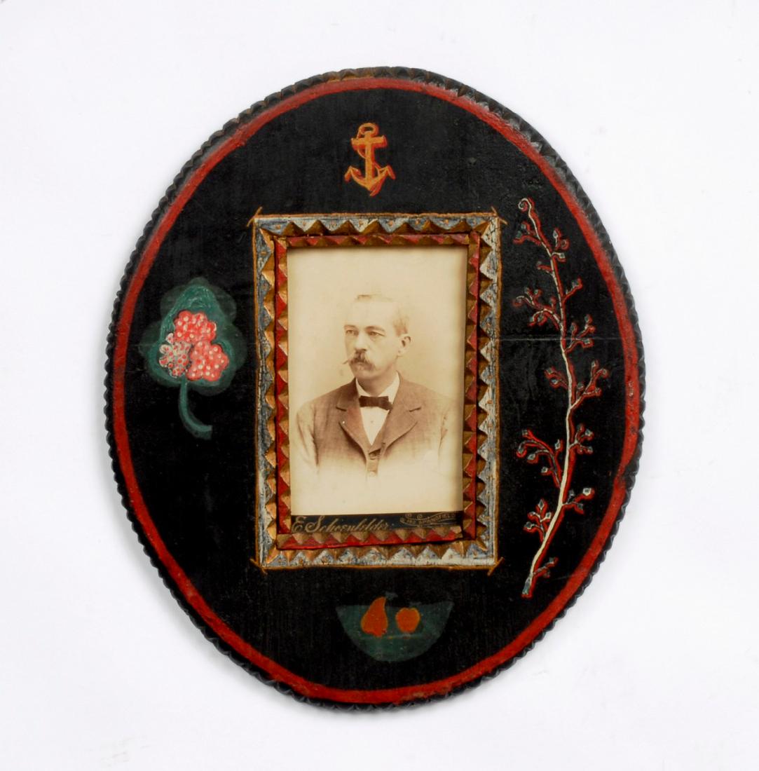 Painted Tramp Art Frame (1 of 6)