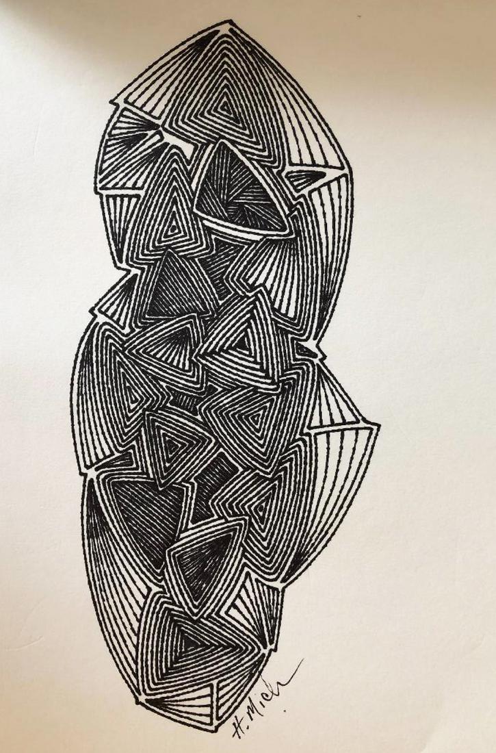 Outsider Art Mich, H., Untitled (1 of 1)