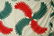 1880's Red & Green Princess Feather Applique - 3