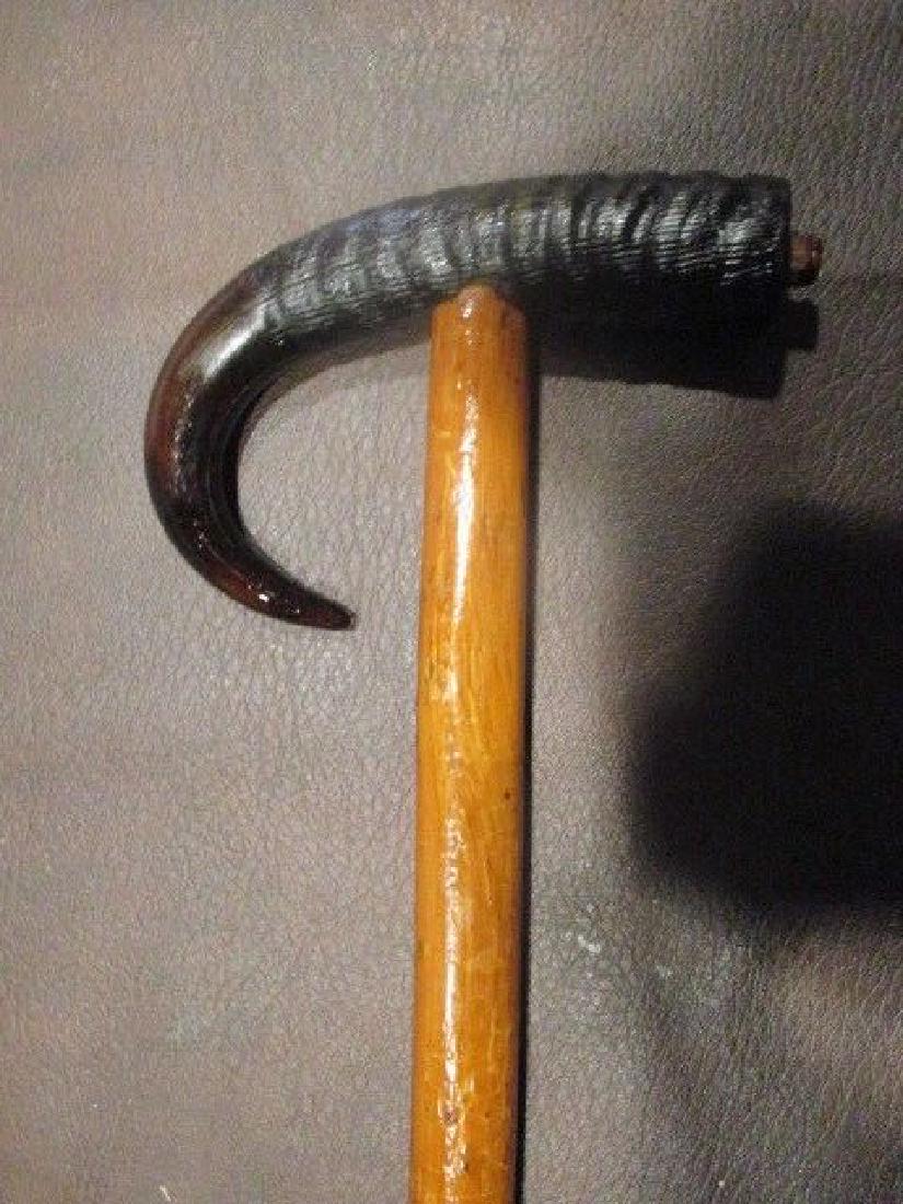 Antique Charming Horn Handle Silver Collar & Inlay (1 of 12)