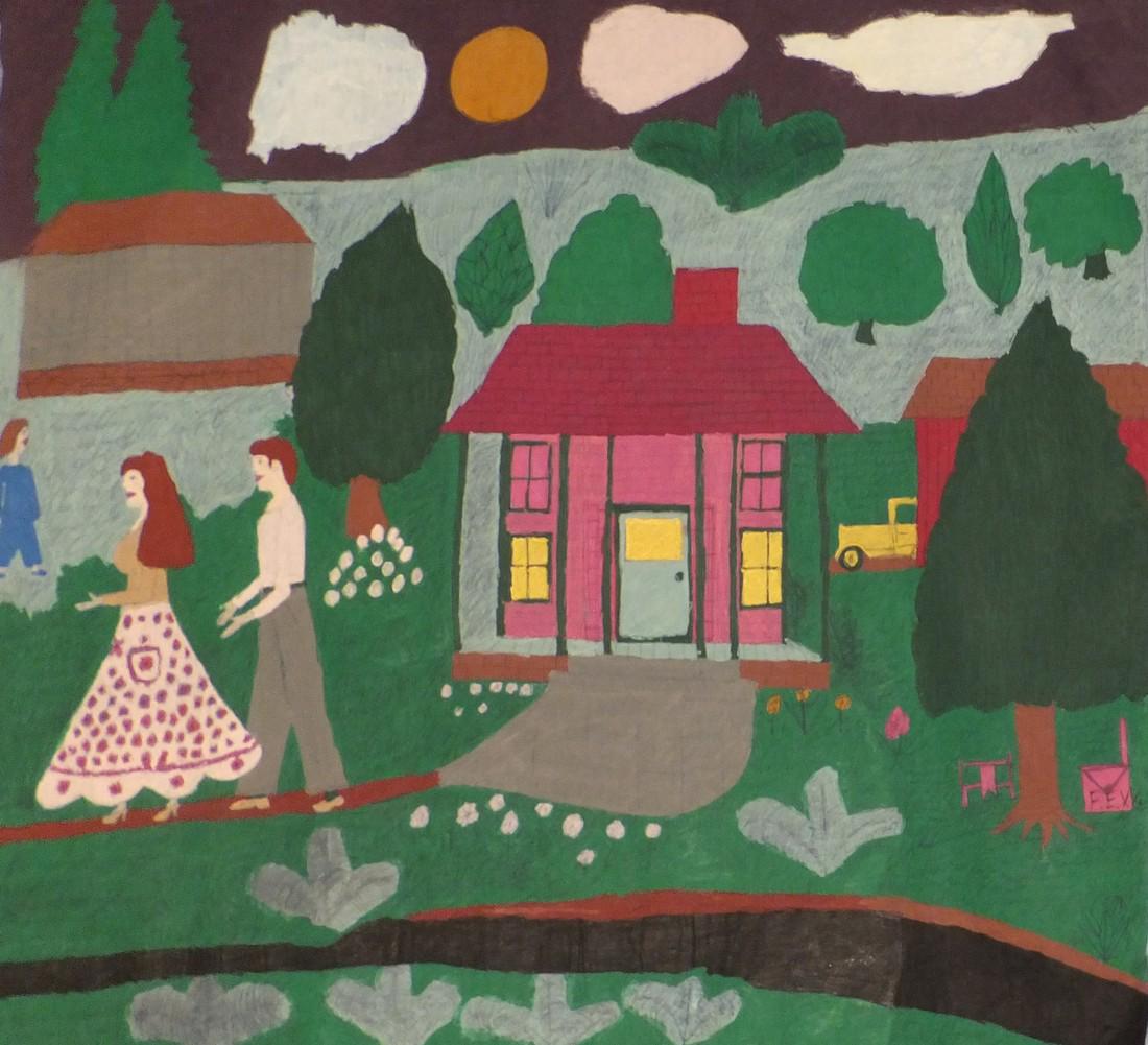 Outsider Art Warfel, Floretta Emma Untitled (1 of 1)