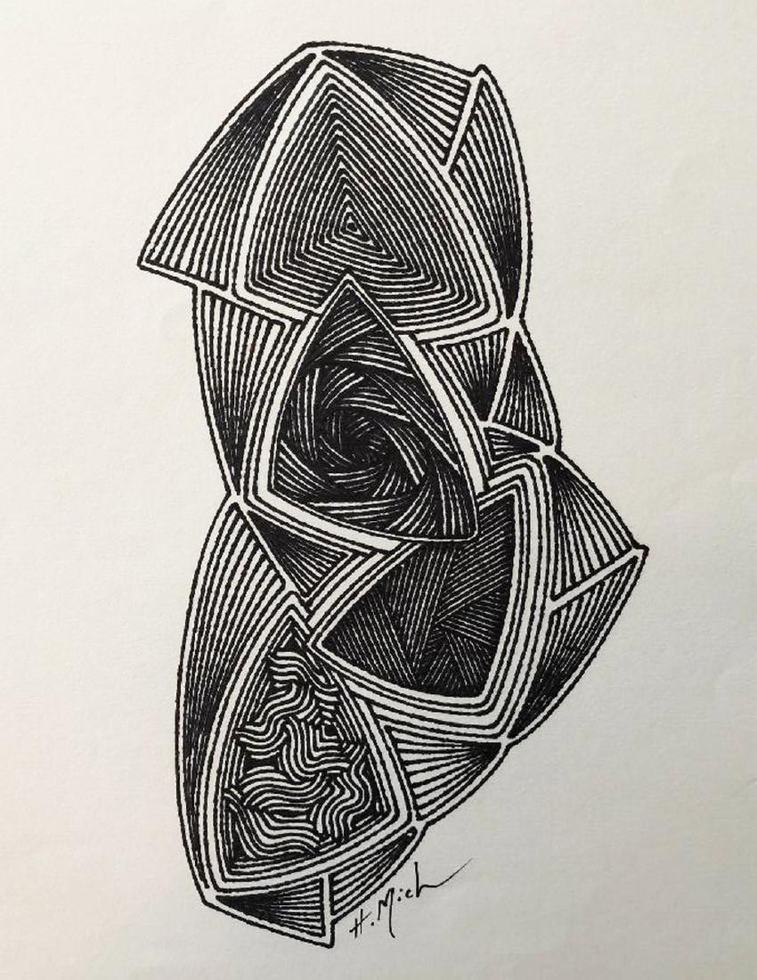 Outsider Art Mich, H., Untitled (1 of 1)