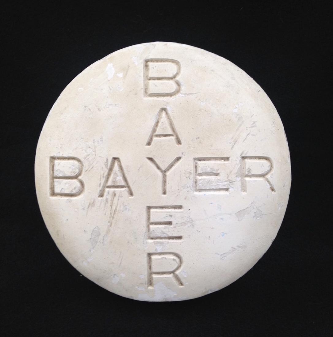 C1940's Bayer Aspirin Trade Sign (1 of 7)
