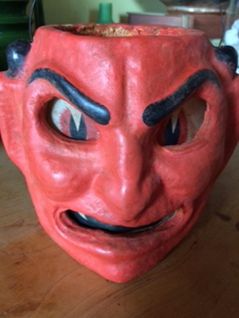 Vintage Rare 1920's-30's Pulp Devil Candy Container (1 of 5)