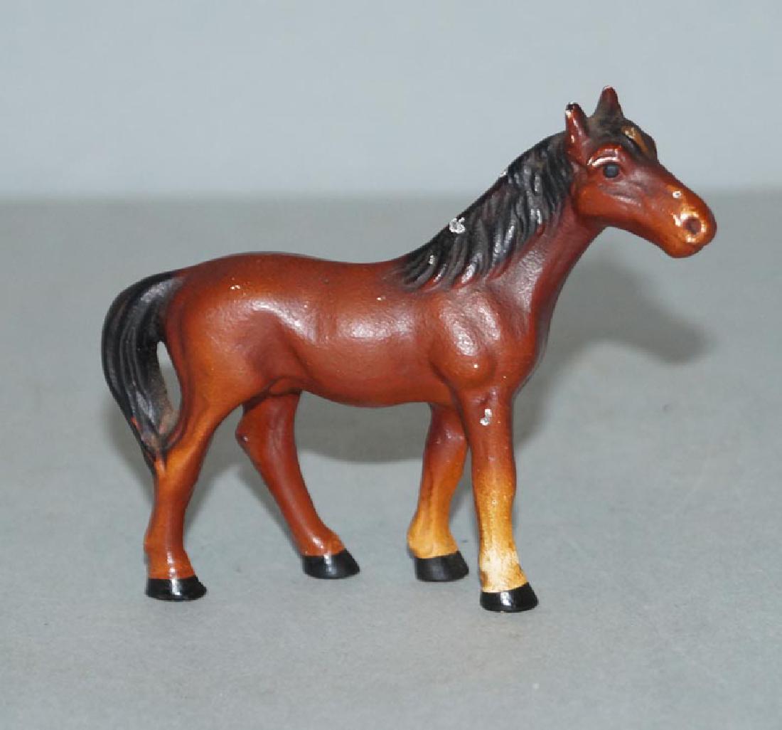 Antique Cast Iron Hubley Baby Horse Toy (1 of 4)