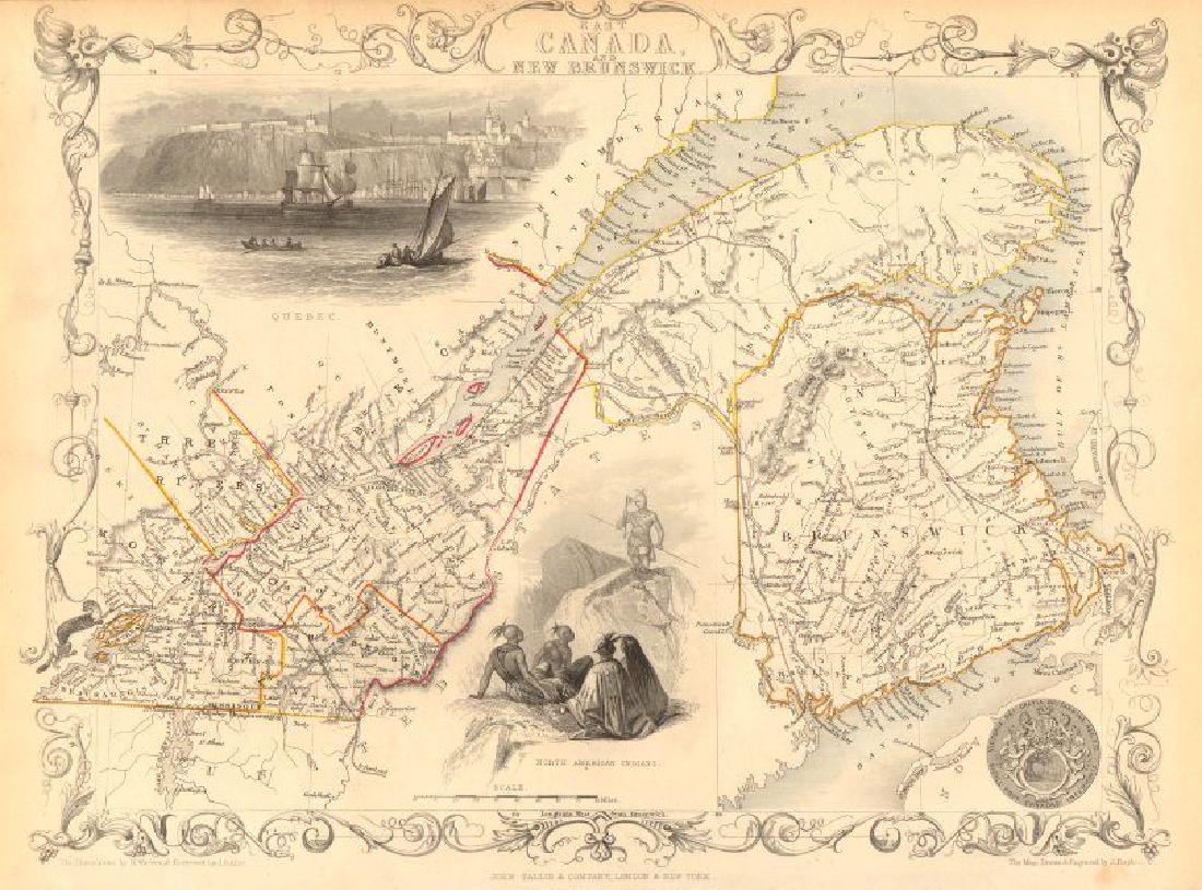 EAST CANADA & NEW BRUNSWICK. Quebec. Québec city view. (1 of 2)