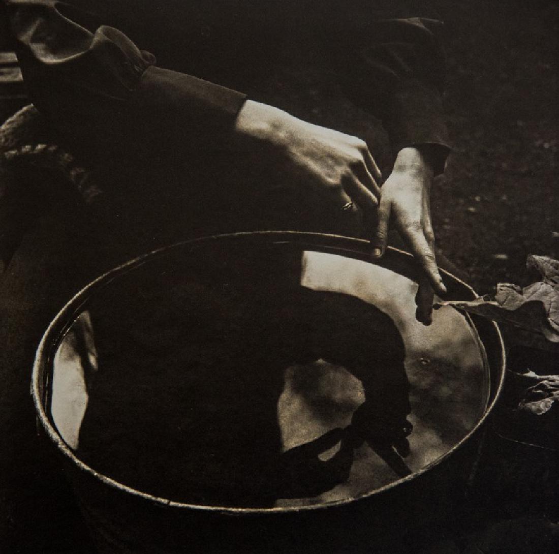 Imogen Cunningham - Eiko's Hands, 1971: Artist: Cunningham, Imogen Title: Eiko's Hands, 1971 Medium: Photo Litho, 1975, Switzerland Dimensions: 7.2x7.1" Additional Information: Heat Wax Mounted on 11x14" Conservation Board Imogen Cunningham