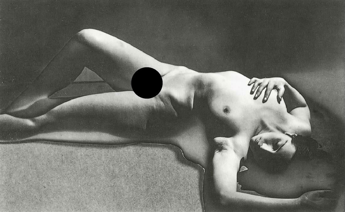 Man Ray - The Primacy of Matter Over Thought: Artist: Ray, Man Title: The Primacy of Matter Over Thought Medium: Photo Litho, 1985, Hong Kong Dimensions: 6.3x3.9" Additional Information: Heat Wax Mounted on 8.5x11" Conservation Board Man Ray, ori