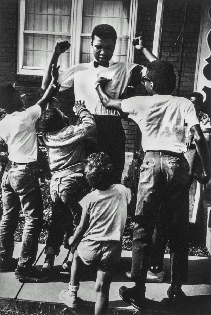 Steve Schapiro - Mohammed Ali (Cassius Clay), 1963: Artist: Schapiro, Steve Title: Mohammed Ali (Cassius Clay) Kentucky, 1963 Medium: Photogravure, 2000, Italy Dimensions: 6.2x9.25" Additional Information: Heat Wax Mounted on 11x14" Conservation Board