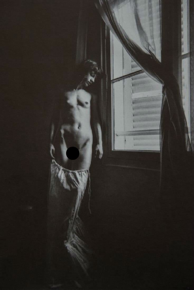 Jeanloup Sieff - Nude at Window: Artist: Sieff, Jeanloup Title: Nude at Window Medium: Duotone Photo Litho, 1977, Italy Dimensions: 5.9x8.8" Additional Information: Heat Wax Mounted on 11x14" Conservation Board Jeanloup Sieff (1933-2
