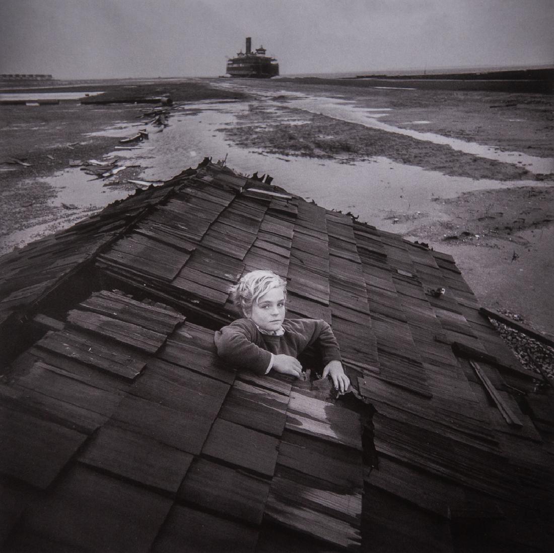 Arthur Tress - Flood Dream, Ocean City, NJ, 1971: Artist: Tress, Arthur Title: Flood Dream, Ocean City, NJ, 1971 Medium: Photo Litho, 2001, Singapore Dimensions: 8.4x8.25" Additional Information: Heat Wax Mounted on 12x16" Conservation Board Arthur T