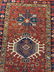 Semi Antique Hand Woven Persian Rug Heriz 5x3 - 5