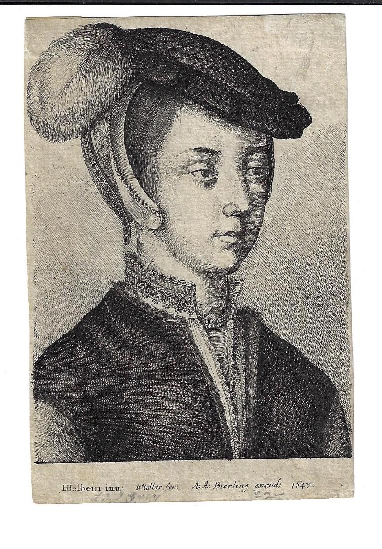 1647 Later Impression Hollar after Holbein (1 of 2)