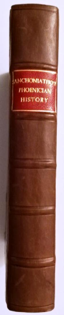 1720 Leather Sanchoniatho’s Phoenician History (1 of 4)