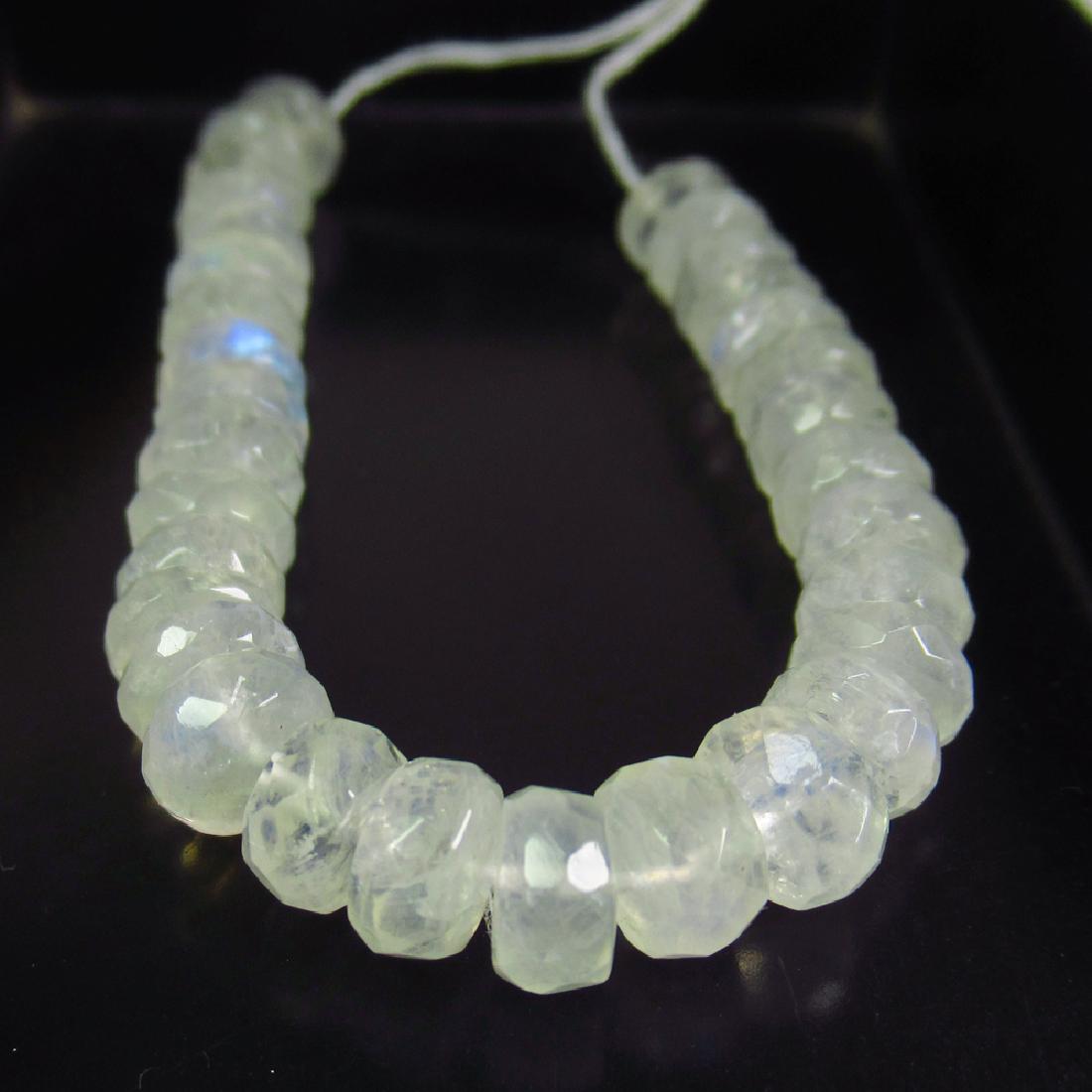 42.53 Ctw Natural 32 Drilled Moonstone Round Beads: No Reserve! Title: 42.53 Ctw Natural 32 Drilled Moonstone Round Beads Stone Clarity: Transparent Gemstones: Moonstone Beads Carat Weights: 42.53 Size/Dimensions: 6.50 to 6.60 mm / 32 PC's Additional I