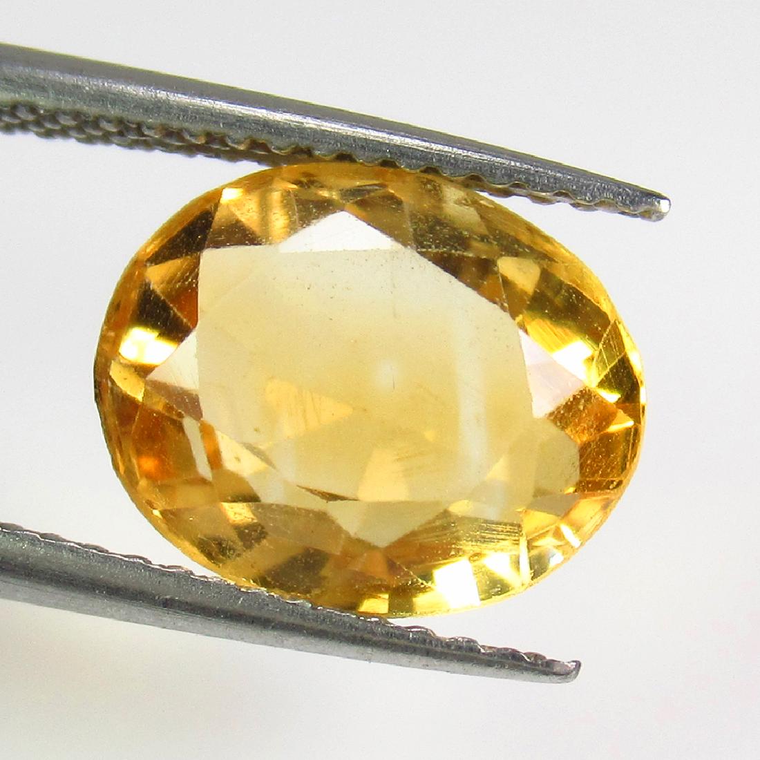 10.60 Ctw Natural Yellow Citrine Oval Cut (1 of 2)
