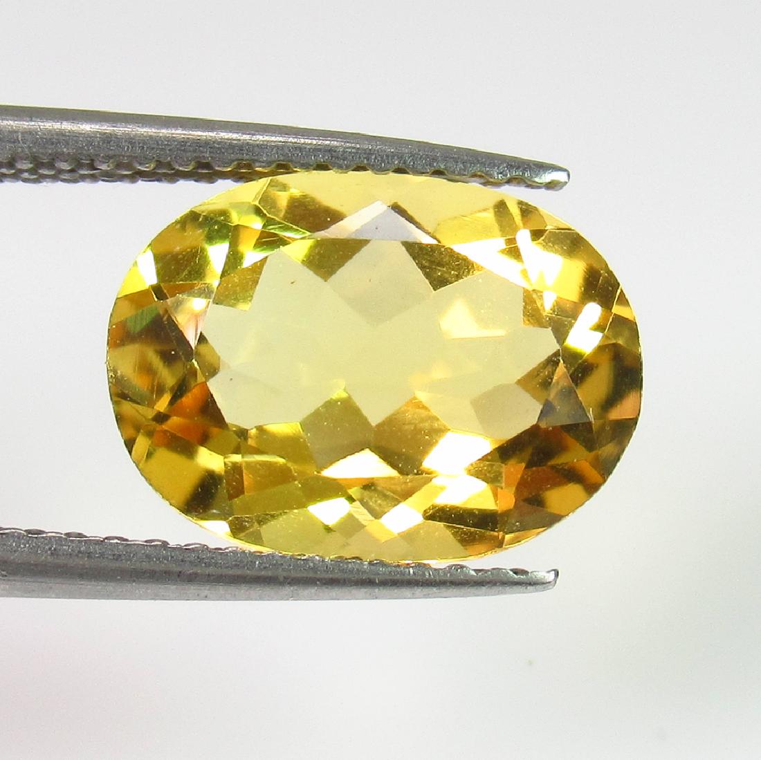 3.32 Ct Genuine Yellow Citrine 11.5X8.5 mm Oval Cut (1 of 2)