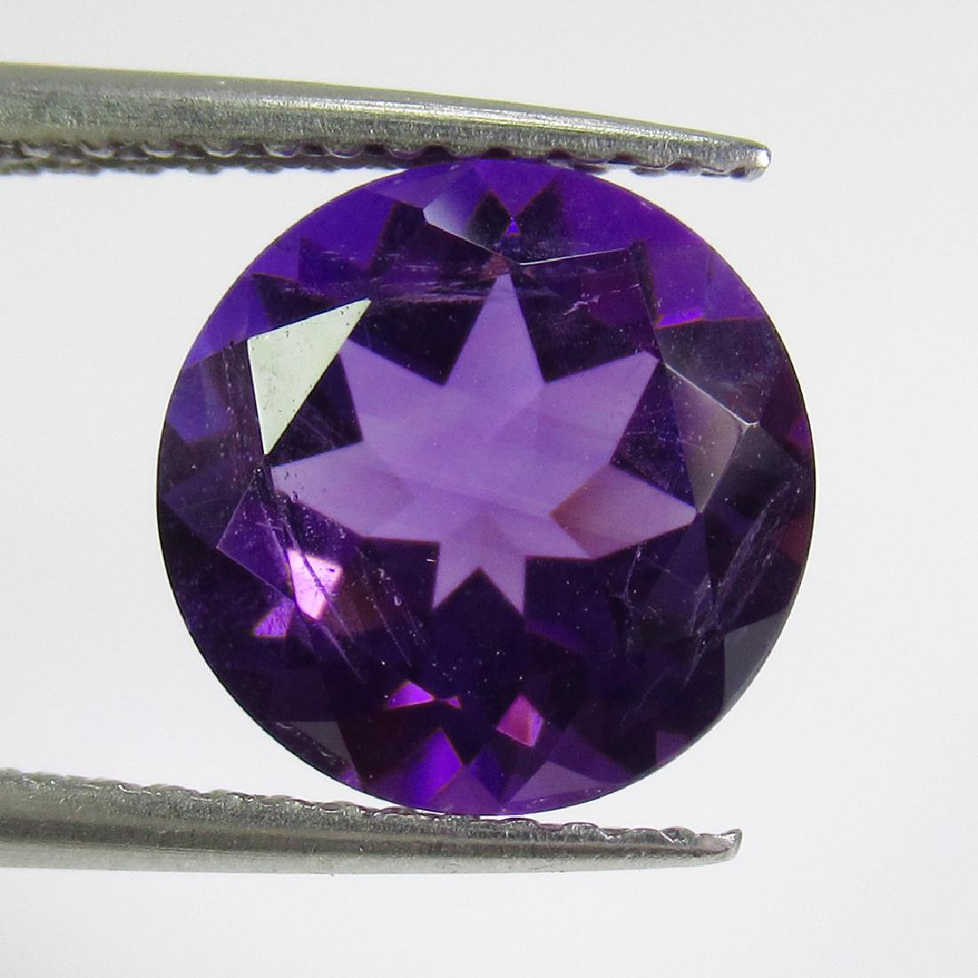 2.30 Ct Genuine Purple Amethyst Round Cut (1 of 2)