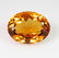 8.21 Ct Genuine Madeira Citrine Oval Cut