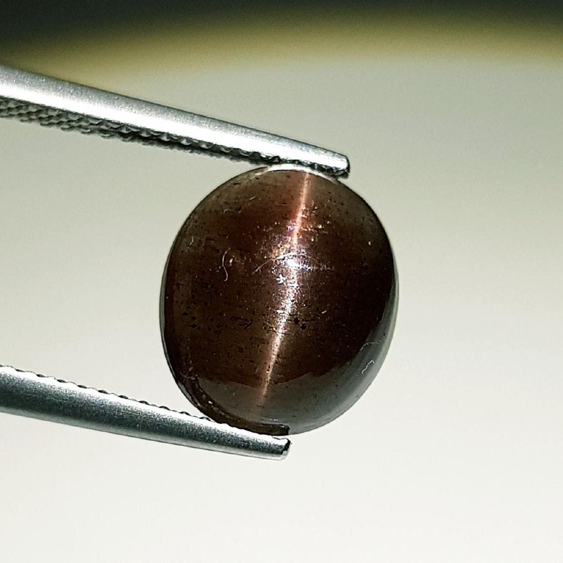 5.35 ct Natural Scapolite Cat's Eye: No Reserve! Title: 5.35 ct Natural Scapolite Cat's Eye Color/Clarity: Opaque Gemstones: Loosegemstone Carat Weights: $5 Size/Dimensions: 11.50 x 10.00 x 6.50 Additional Information: Oval - Africa Ship