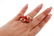 2,27 ct Diamonds, 0,51 ct Blue Sapphires, 2.1 g Rubrum - 4
