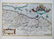 1638 Hondius Map of Edinburgh Environs in Scotland -- A