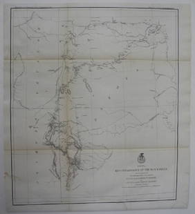 Map of a Reconnaissance of the Black Hills. ...: Title: Map of a Reconnaissance of the Black Hills. ...Publication Date: 1874Publisher: WAR DEPARTMENTSize: 25 x 21 "...July and August, 1874. With troops under command of Lt. Col. G.A. Custer, 7th