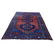Red Persian Karabagh Even Wear Pure Wool Hand Knotted