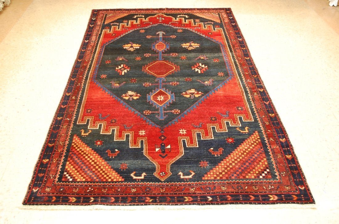 C1930s ANTIQUE PRSIAN MALAYER RUNNER RUG 5.1X9 (1 of 12)