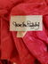 Vtg Diane von Furstenberg cerise wiggle dress kitten - 5
