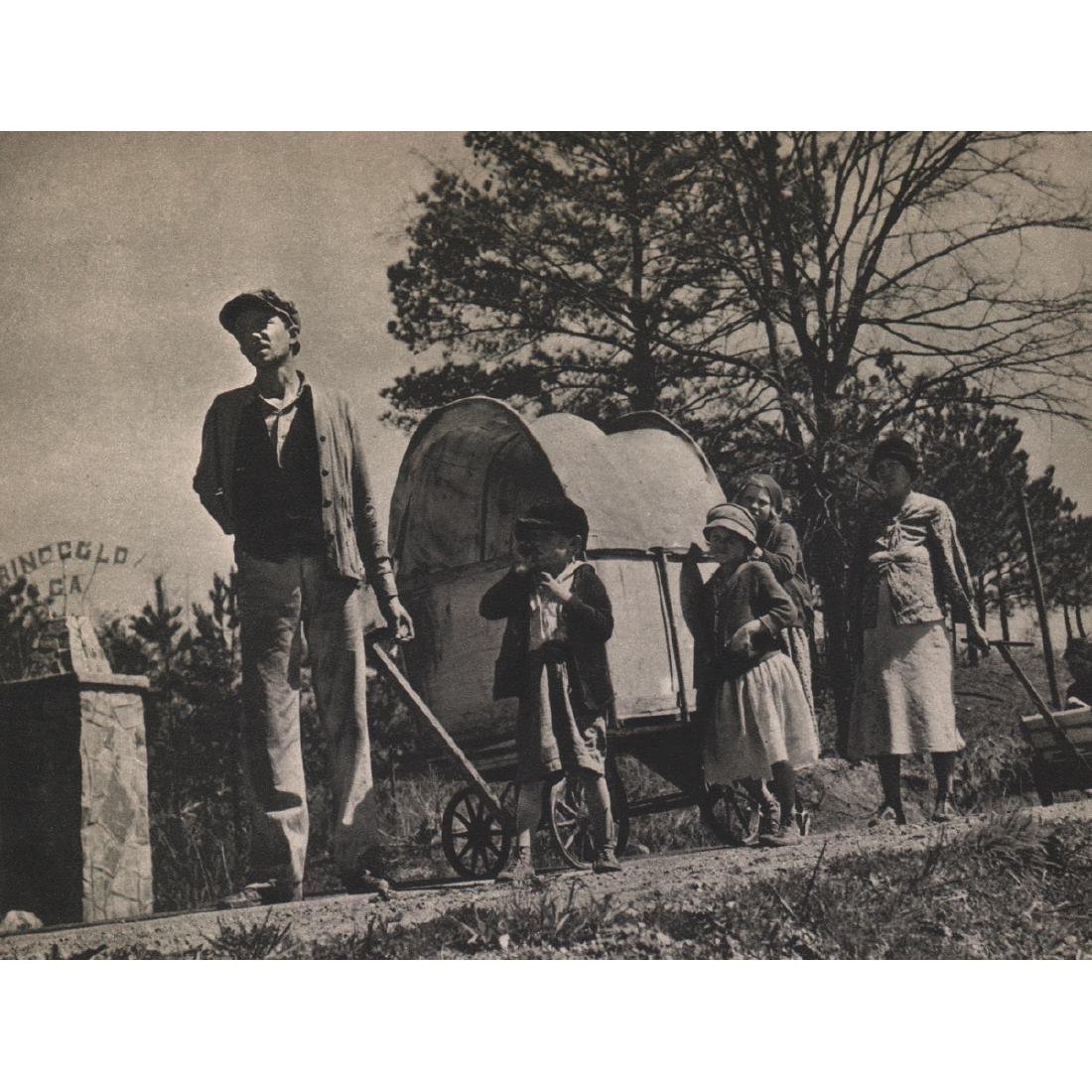 MARGARET BOURKE-WHITE - Ringgold, Georgia: Artist: MARGARET BOURKE-WHITE Print Title: Ringgold, Georgia Medium: Sheet-fed Gravure Printing Date: 1930's Printed in the USA Image Size approx: 7.5 x 6 inches Margaret Bourke-White (1904-1971) was 