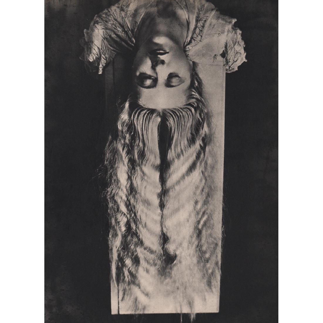 MAN RAY - Woman with Long Hair: Artist: MAN RAY Print Title: Woman with Long Hair Medium: Sheet-fed Gravure Printing Date: 1930's Printed in France Image size approx. 8 x 10.5 inches Man Ray, original name Emmanuel Radnitzky, was bo