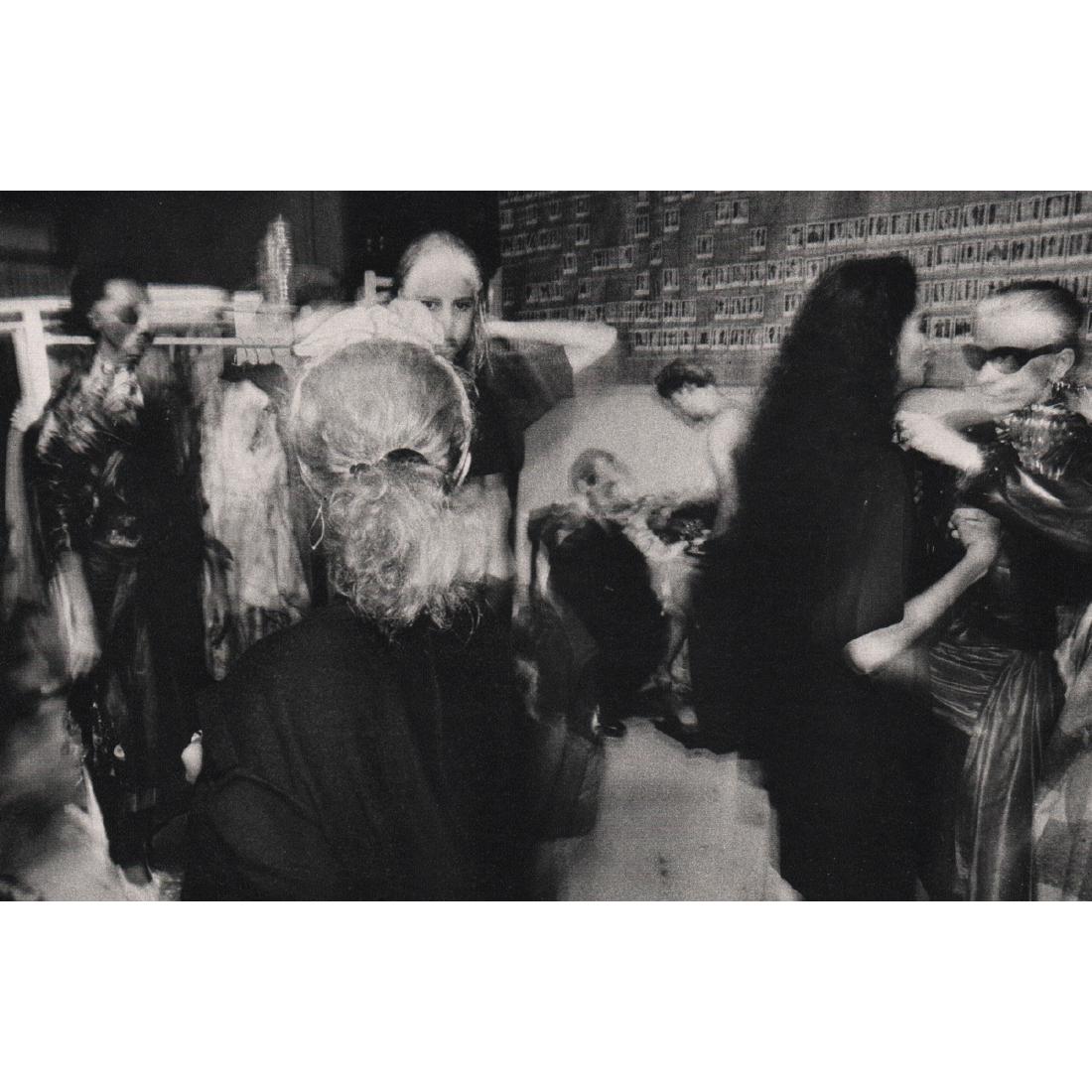 WILLIAM KLEIN - Iman et Farrida: No Reserve! Artist: WILLIAM KLEIN Print Title: Iman et Farrida, Cabine Jean-Paul Gaultier, 1984 Medium: Sheet-fed Gravure Printing Date: 1980's Printed in France Image Size Approx. 7.5 X 5 inches Will