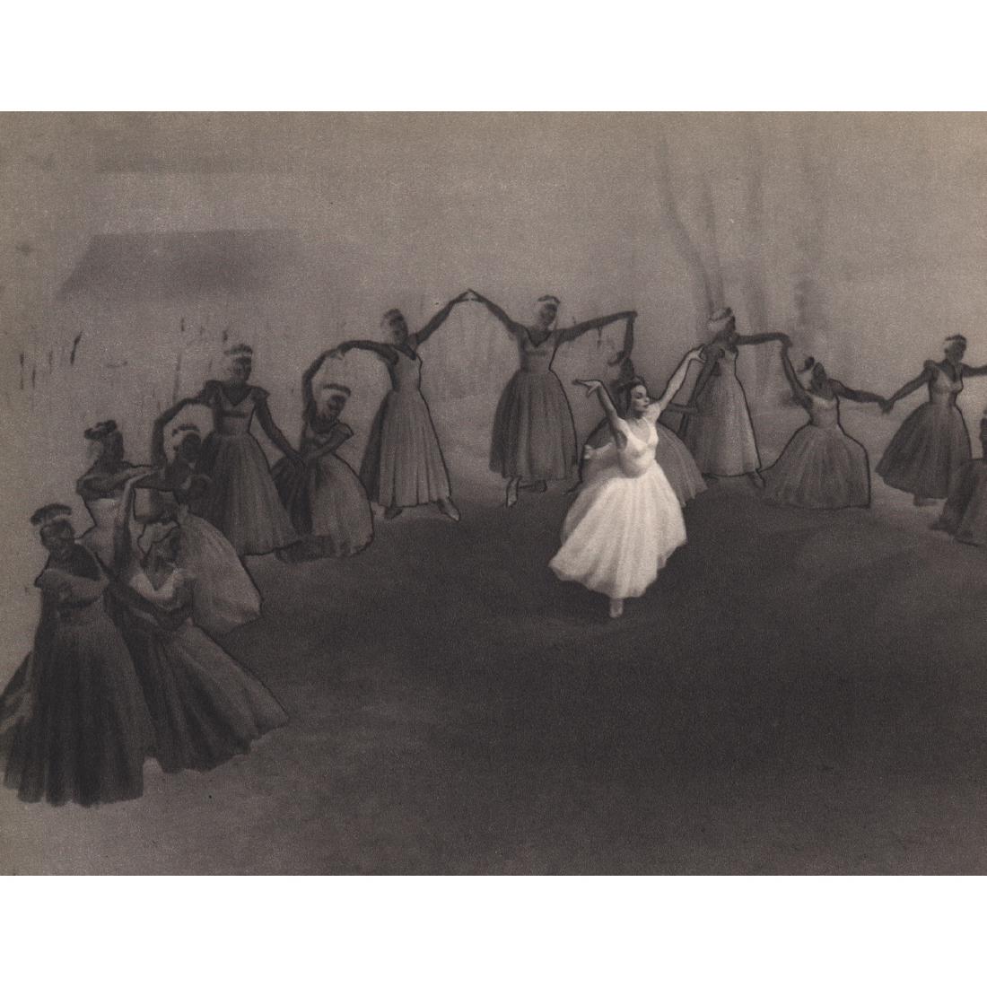 ADOLF ROSSI - Solo - La danseuse etoile: No Reserve! Artist: ADOLF ROSSI Print Title: Solo - La danseuse etoile (solarization) Medium: Sheet-fed Gravure Printing Date: 1950's Printed in Czechoslovakia Image Size approx: 9 x 7 inches Shipping