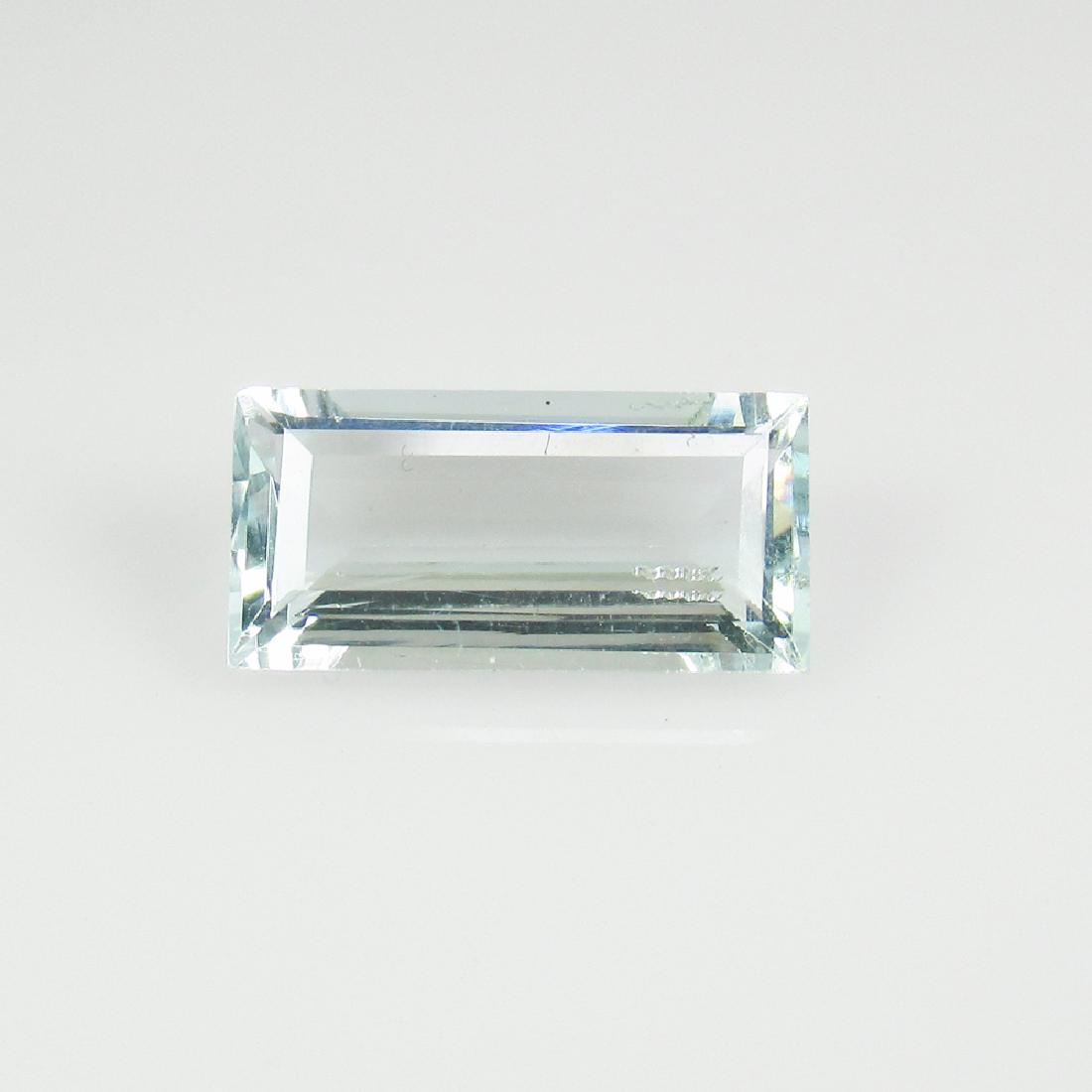 1.93 Ct Genuine Aquamarine 11.5X5.5 mm Rectangle Cut (1 of 2)