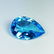 Natural Blue Topaz Pear Cut 3.10 ct - 2