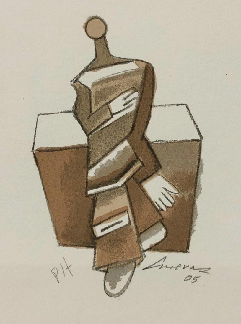 Jose Luis Cuevas, Untitled: Artist: Jose Luis Cuevas Title: Untitled Date: 2006 Medium: Serigraph Image Size: - Overall Size: 30 x 23 cm. (11.75 x 9 in.) Publisher: - Series: PT Additional Info: Artist Biography: BIOGRAPHYBorn: 