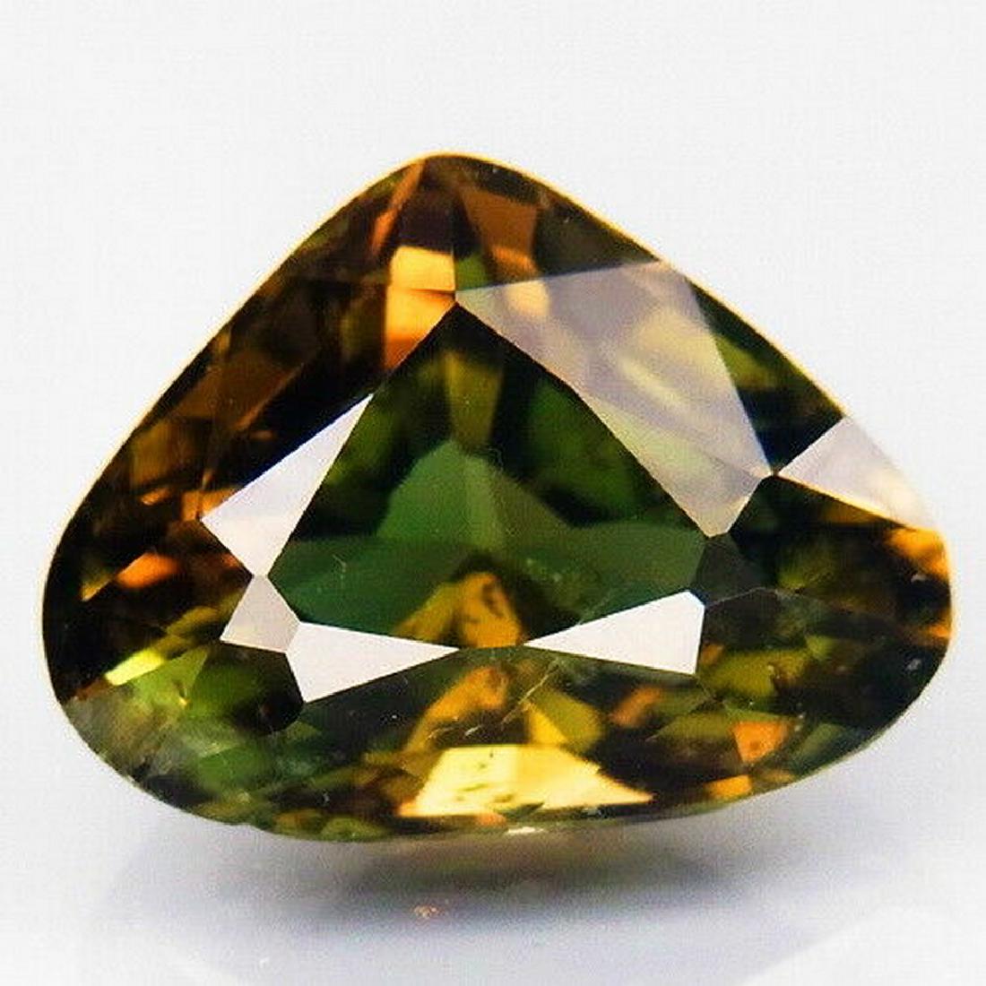 2,82 ct Natural Yelowish Green Kornerupine (1 of 2)
