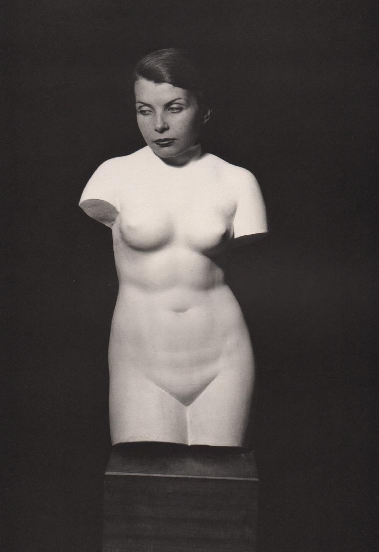 MAN RAY - Untitled, Nude torso,1933: Artist: MAN RAY Print Title: Untitled, Nude torso,1933 Medium: Photo-lithograph Printed 1980’s in Japan Image size (inches) approx. 9 x 6.5” Man Ray was an American visual artist who spent most of