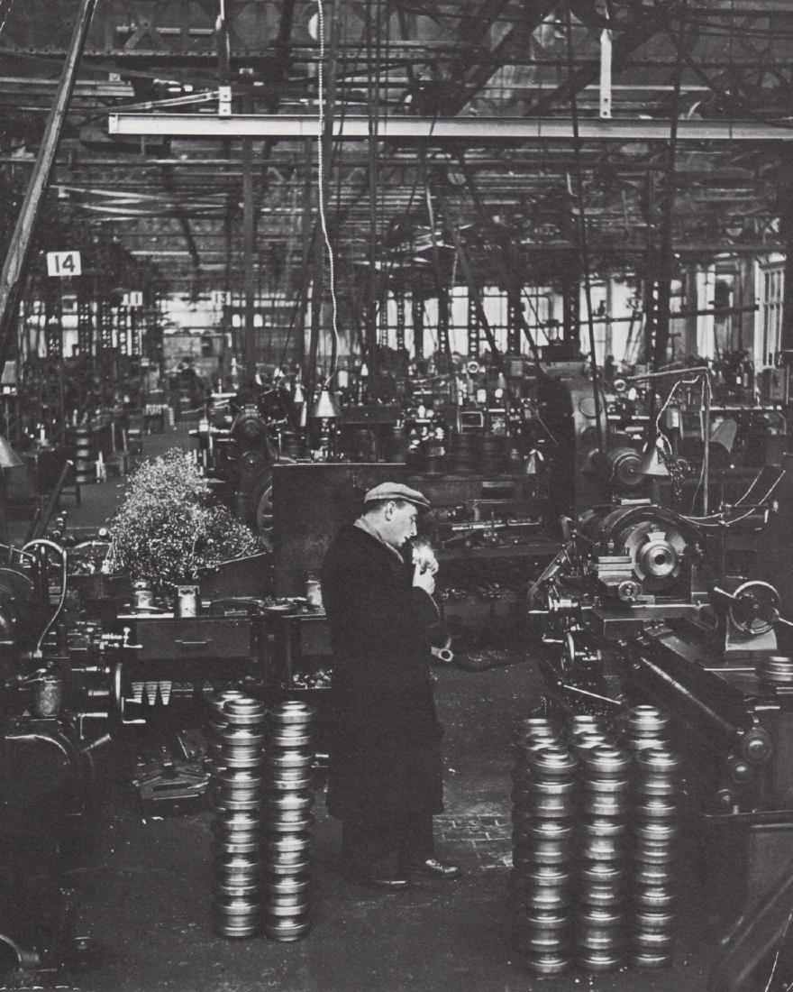 WILLY RONIS - Greve Snecma, 1947: Artist: WILLY RONIS Print Title: Greve Snecma, 1947 Printing Date: 1970’s Medium: Photo-engraving Printed in: France Image Size: approx. 8 x 6.5” Willy Ronis (French, 1910—2009) was a French ph