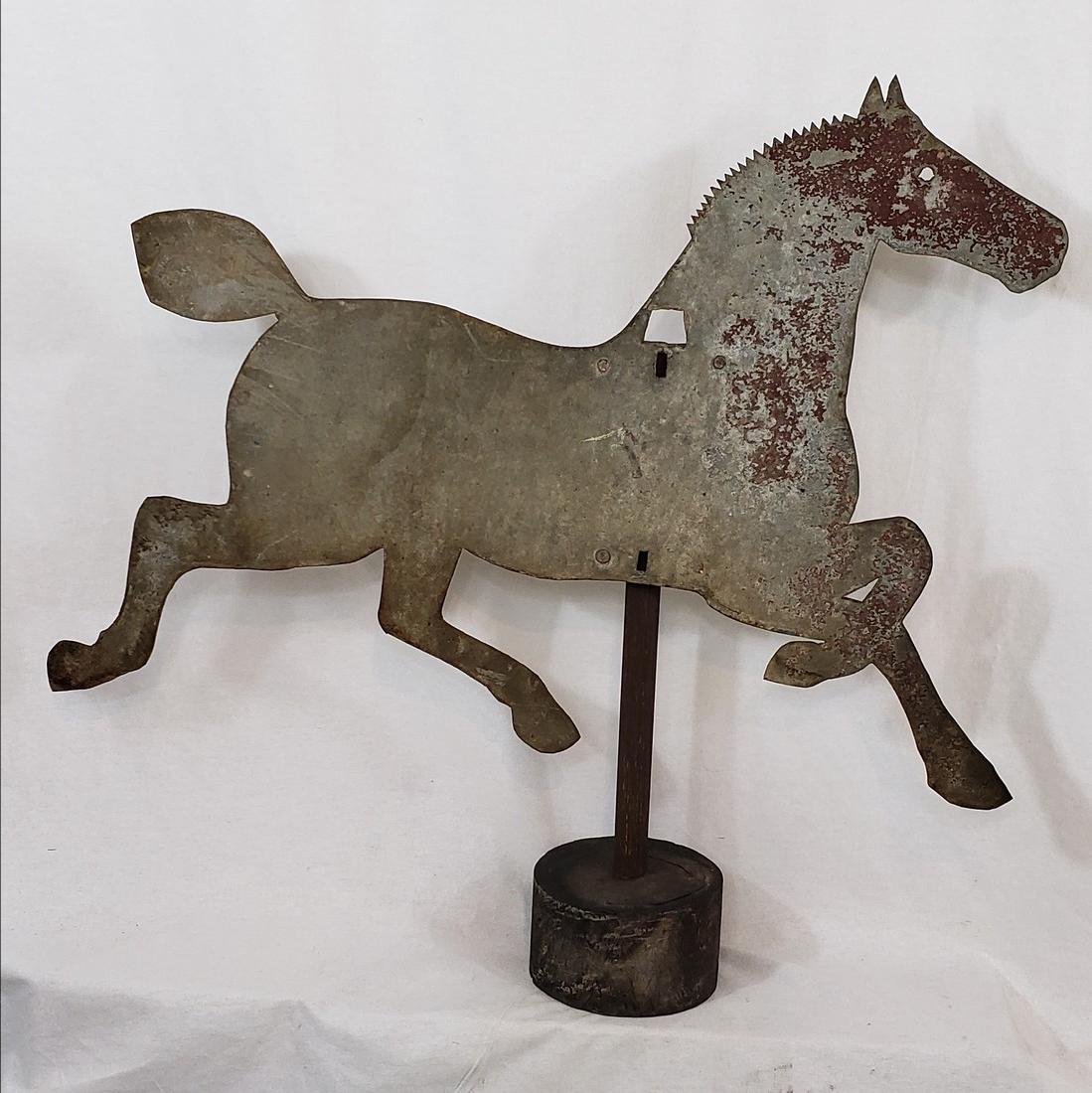 Sheet Iron Horse Weathervane Ca 1930's (1 of 5)