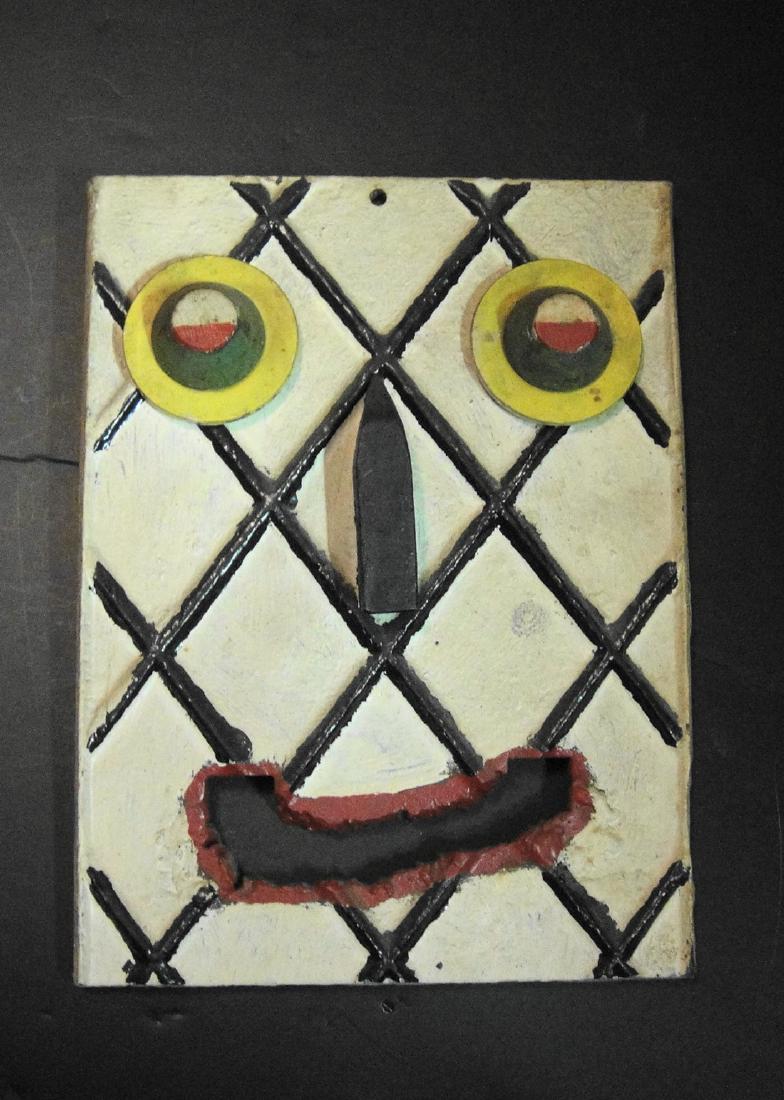 Folk Art Iron Face (1 of 2)