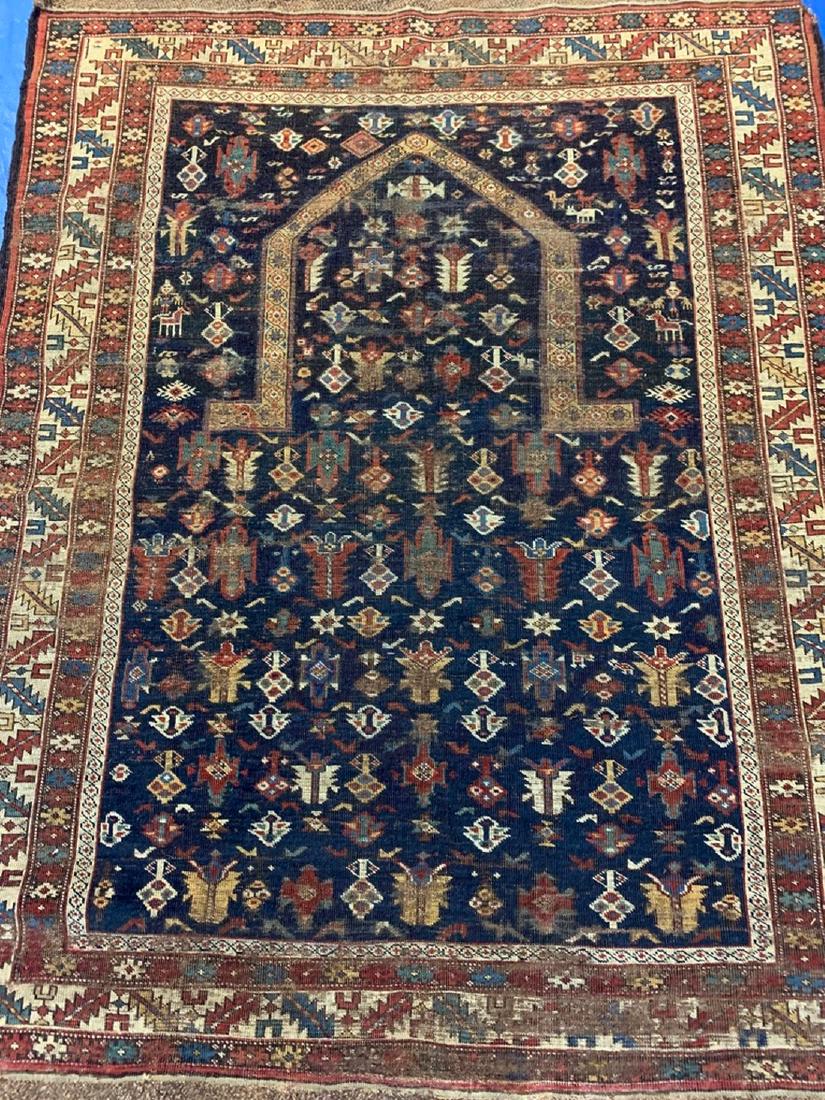 Hand Woven Prayer Shirvan 4.10x3.10 (1 of 10)