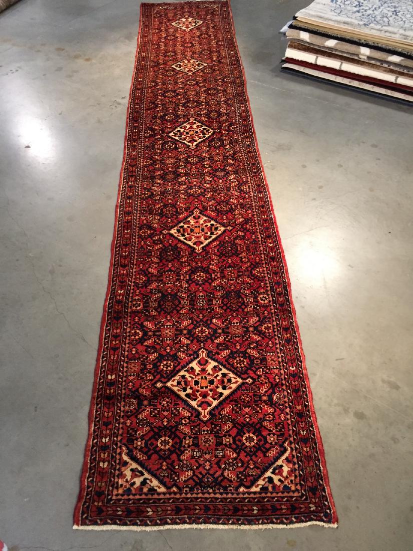 LONG AUTHENTIC PERSIAN RUNNER 3'x16'.3 (1 of 8)
