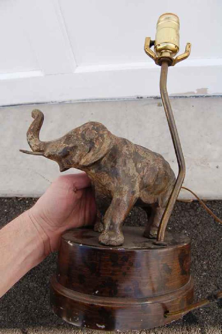 Nice older Elephant Lamp - Lighting fixture + Japan +: Nice older Elephant Lamp - Lighting fixture Japan Here is an older "Elephant" lighting fixture (made in Japan) as shown All original (we do church goods so I have no idea about this lamp we got from a