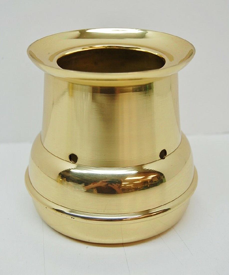 Solid Brass Bove Candle Follower 3" Paschal Size