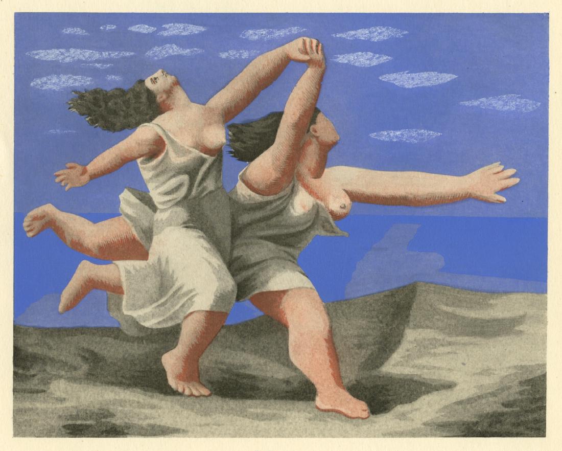 Pablo Picasso Sur La Plage Pochoir Jul 31 2019