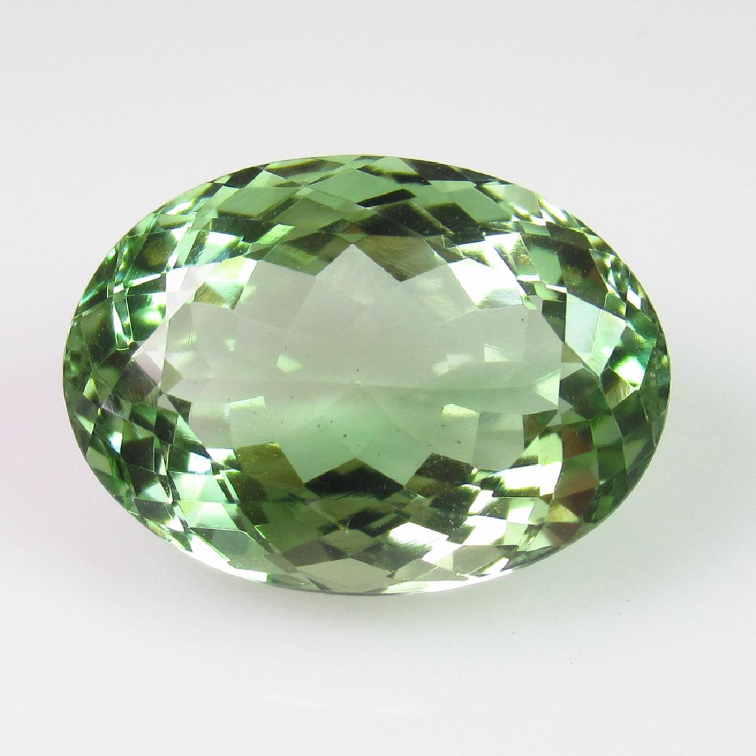 14.03 Ct Genuine Green Amethyst Oval Cut (1 of 2)