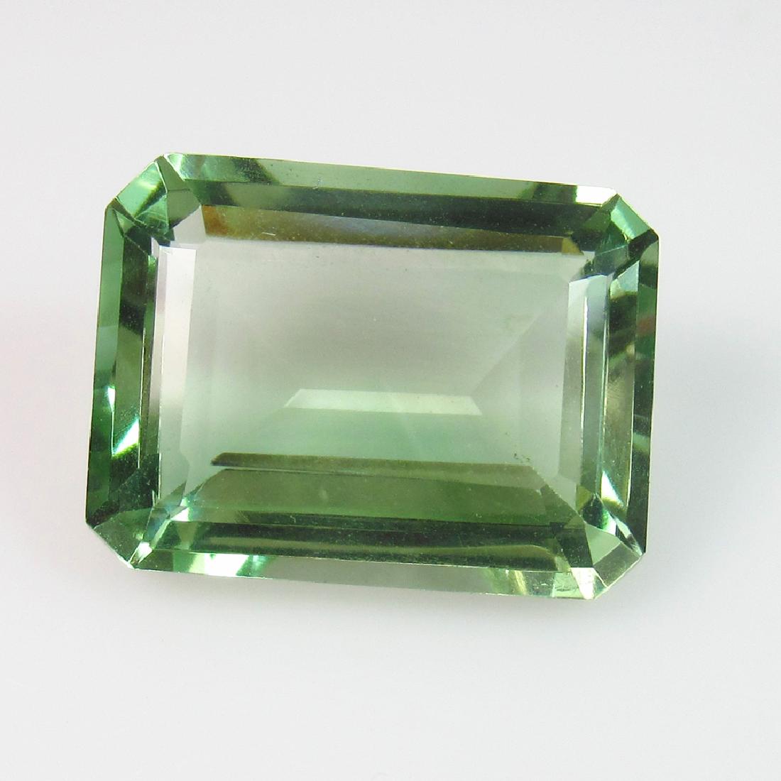10.03 Ct Genuine Green Amethyst 16X12 mm Emerald Cut (1 of 2)